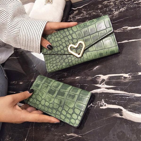 

factory direct selling women bags retro stone stripes wallets fashion leather mother long wallet personality stone leather handbag wallet, Red;black