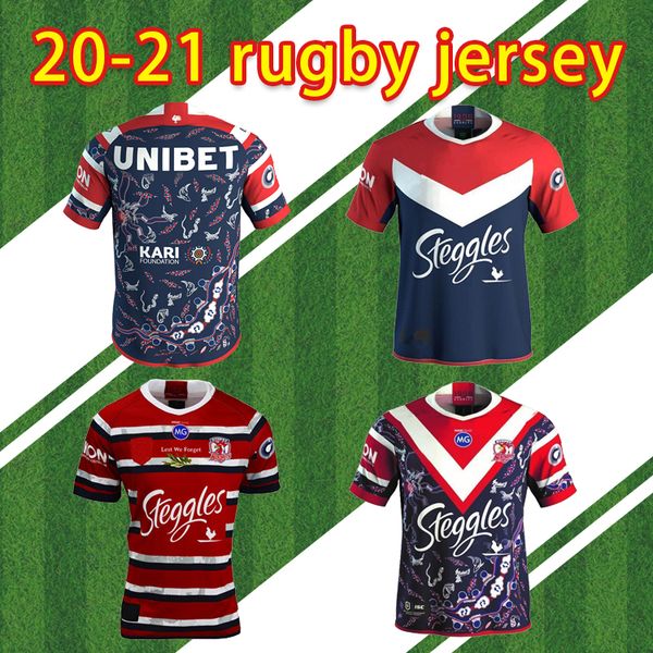 

2020 2021 sydney rooster australian hero edition mens high-quality rugby jerseys league jersey, Black;gray