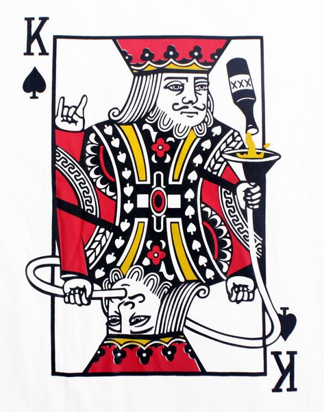 

new men's party king spades card game love alcohol funny novelty banksy xl summer fashion hooded sweatshirt hoodie men t shirt