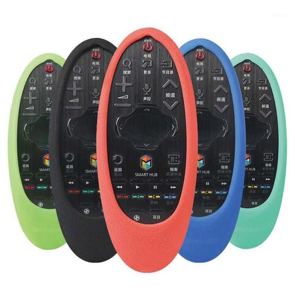 

soft silicone cover tv remote control case protective skin for smart tv remote bn59-01185f/b bn94-07557a/ua55h6400j1