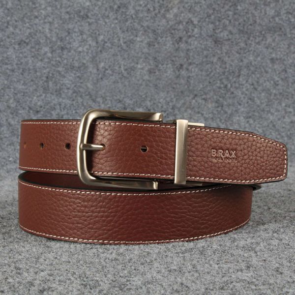 

dandan brax men's business and leisure with multi-color leather belt on both sides, Black;brown