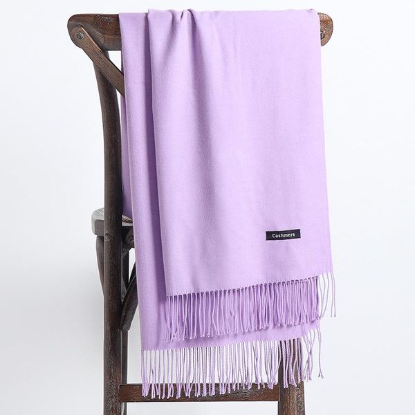 

scarves winter chinese red foulard scarf female high-end korean version wild spring and autumn imitation wool cashmere long shawl, Blue;gray