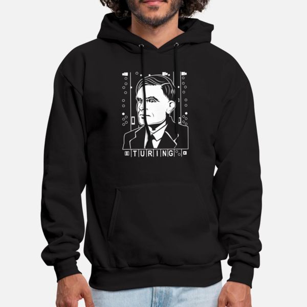 

alan turing tribute designers graphic t shirt comic vintage o-neck tracksuit hoodie sweatshirt