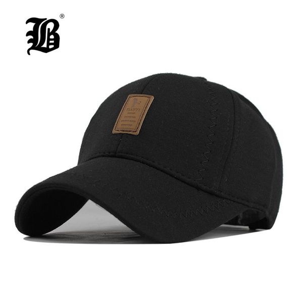 

flb] wholesale brand hat cap warm thickened cotton baseball cap bone snapback dad cap women knitted hat fitted hats for men bbyxgr, Black;white