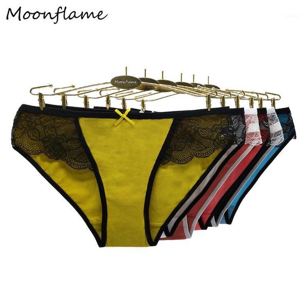 

moonflame 5 pcs/lots transparent cotton women's panites briefs  l xl xxl 894171, Black;pink