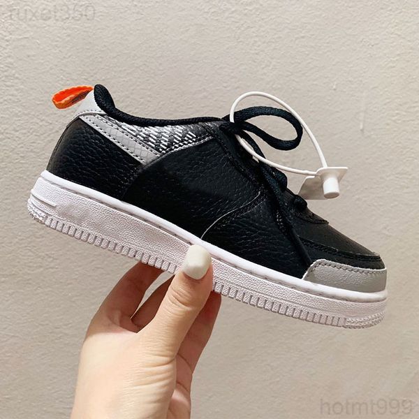 

2020 дешевые дети классический 1 дизайнерские обувь high cut дети пряжки ремень обуви chassures один enfant кроссовки кожаные кроссовки баск, Black