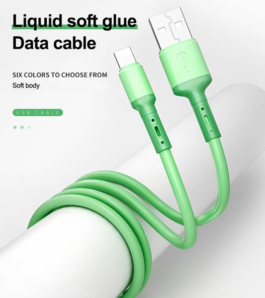 

2.4a usb type c cable for micro usb cable for huawei,xiaomi data charging charger usb liquid silicone cable 1/1.5/2m
