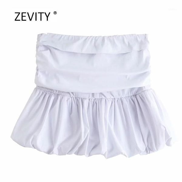 

women's blouses & shirts 2021 women strapless patchwork ruffles white smock blouse female elastic pleated shirt casual slim brand blusa