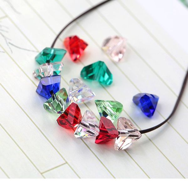 

super shiny 8mm irregular triangle beads austria glass beads beads for jewelry making bracelet earrings accessories 2 jllmfp