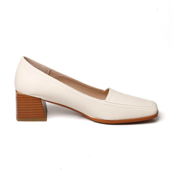 

2021 new size large 33-46 female thick toe heels simple ladies only shoes gjdk, Black