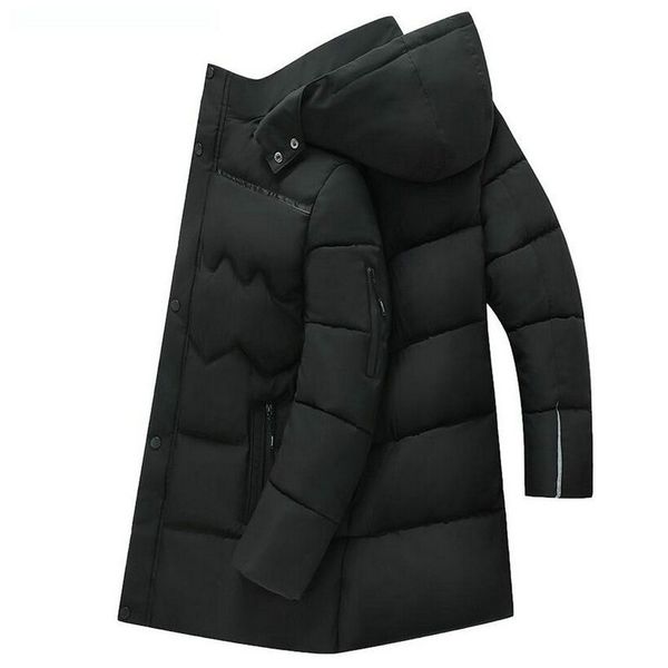

winter parka men's solid 2020 new arrival thick warm hip hop hooded jacket windproof padded coat fashion men