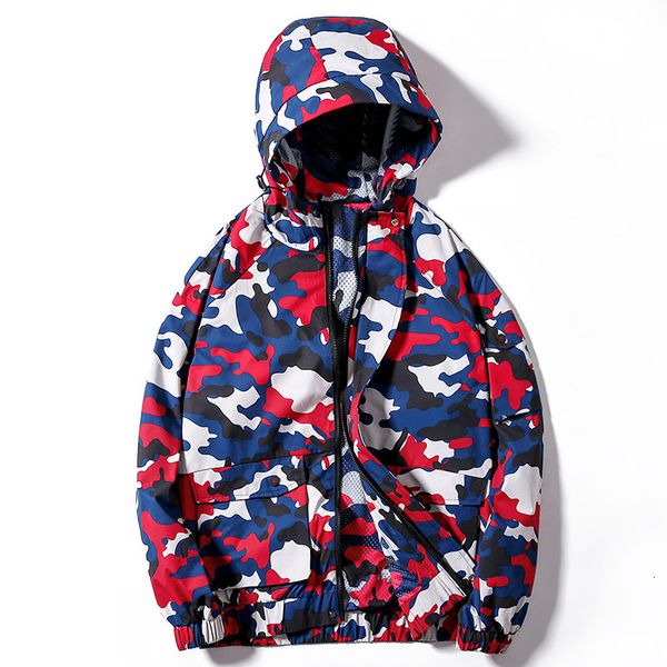 

new 2021 spring autumn camouflage men 100% polyester clothes casual streetwear bomber jacket plus big size 6xl 7xl 8xl, Black;brown