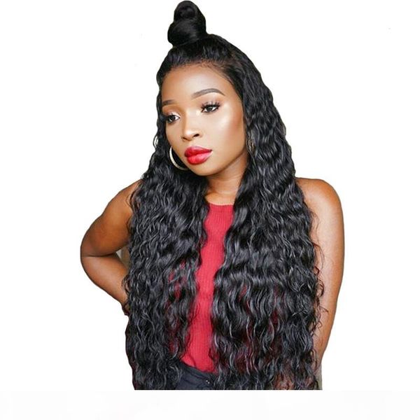 

full lace human hair wigs peruvian hair wavy lace front wigs for african americans glueless full lace wigs on sale, Black;brown
