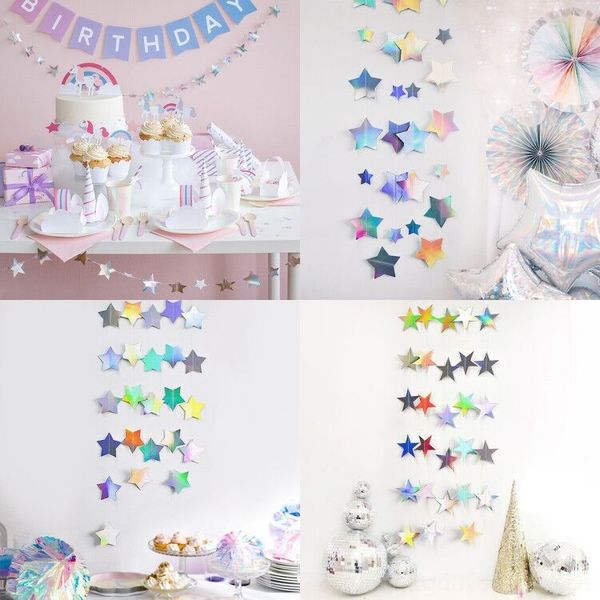 

bbj7c five pointed star flower ornamentsdecoration flag ornament party flag ornaments ornaments decoration pulling hanging hanging laser sta