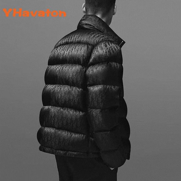 

2022 new fashion lovers casual mens autumn & winter coat men duck down jacket men overcoats, Black