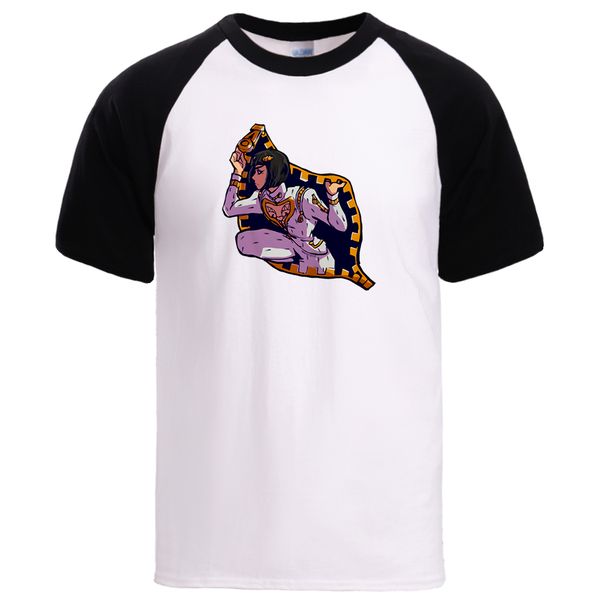 

jojo bizarre adventure лето с коротким рукавом sportwear tops 2020 человек марка реглан рукава сыпучие tee спорта толстовка с капюшоном толс