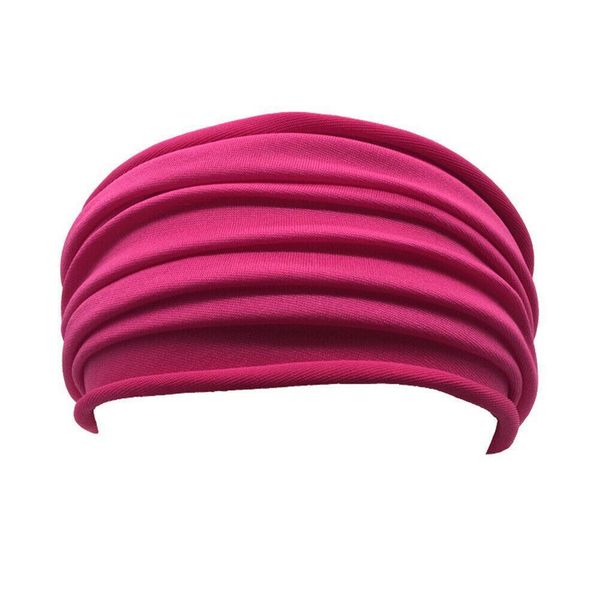 

wide stretch headbands sport yoga gym headband hairband head bands for women elastic head wrap band bandanas q bbyaaa