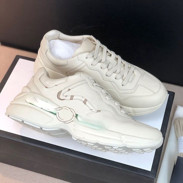 

fashion luxury 2021 new men's jogging shoes classic printing casual sports shoes ladies outdoor sports shoes size 35-45, Black