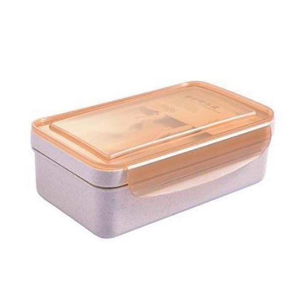 

одноп-ланч коробка пшеничная солома bento коробка с посудой экологически чистые портативные пищевые контейнерные дети пикник школа микроволн