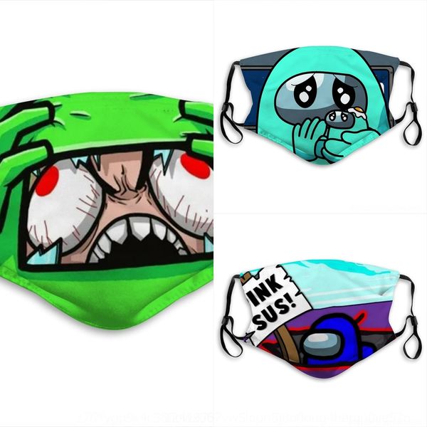 

fy3z washable shield maskmouth cover elastic cloth made protective mask face with adults children for retail bag package, Black