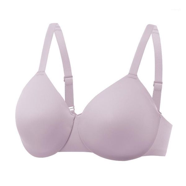 

women's seamless bra full coverage plus size unlined comfort underwire1, Red;black