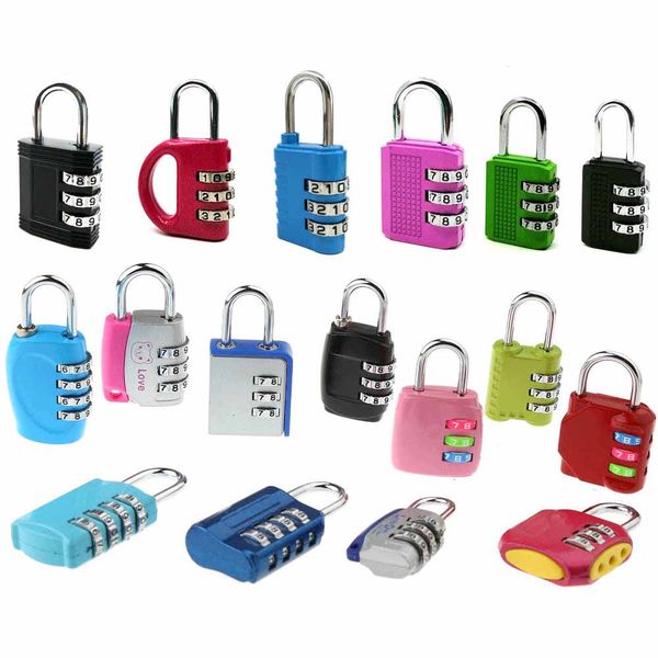 

4 digit combination locks outdoor waterproof padlock for school gym locker hasp cabinet gate fence toolbox ing