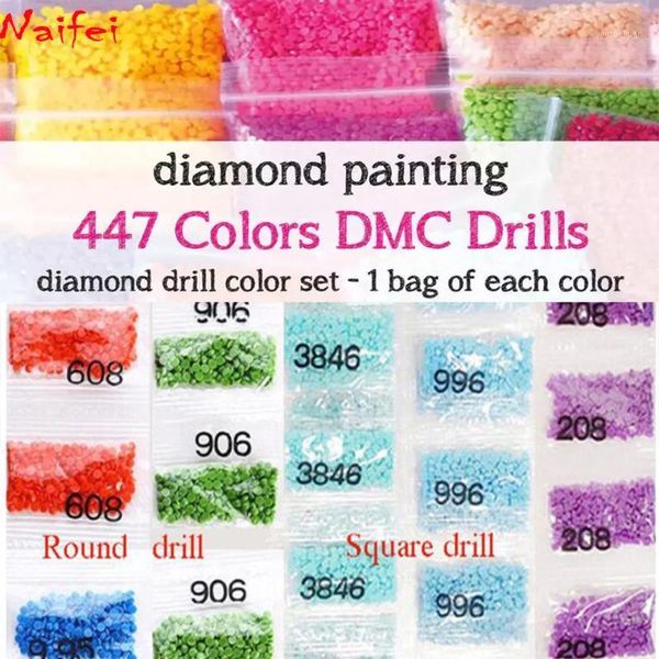

paintings wholesale dmc 447 colors,can choose small parcel,square/round diamond sale,diamond painting embroidery crystal beads accessory1