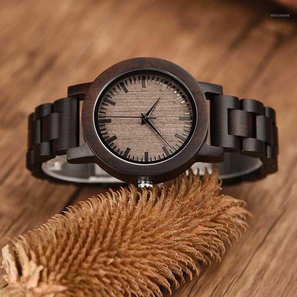 

wristwatches dodo deer 2021 men's watch wooden custom engraving fashion simple a04-1 a04-31, Slivery;brown