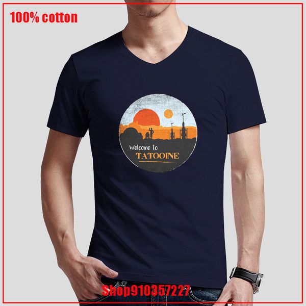 

welcome to tatooine v neck fashion custom loose summer blouses funny tees sport hooded sweatshirt hoodie t shirt