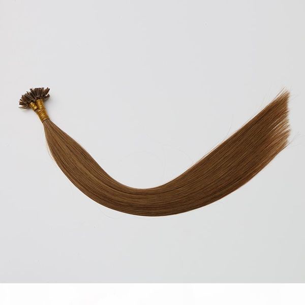 

elibess wholesale -100s pack 1g s 18'' keratin nail u tip human hair extensions indian hair 613# platinum blonde dhl fast shipping, Black