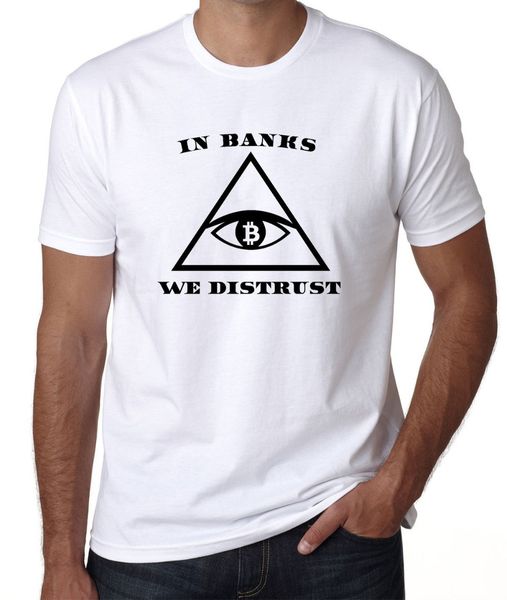 

slim fit crew neck in banks we distrust anonymous crypto lover trader printed men's t-shirtmovie tee shirt sport hooded sweatshirt hood