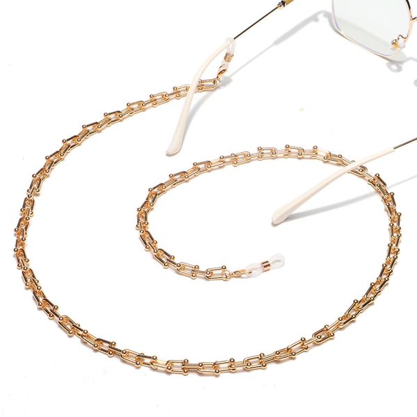 

punk gold color sunglasses mask chain for women glasses metal link chain lanyard strap holder necklace mask jewelry h jllgtv