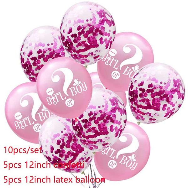 

blue pink boy or girl gender reveal balloons baby 1st birthday party decorations latex ballons girl or boyfavors gift globos 6xn wmttns