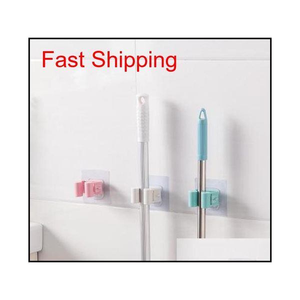 

wall mounted mop holder brush broom hanger storage rack kitchen organizer with mounted accessory hangin qylcdm lyqlove