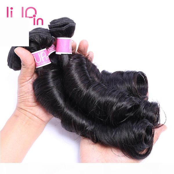 

iupin hair products remy malaysian human hair 3 bundles deals spring curl malaysian hair 8-26 inch fumi curly beauty supplies ing, Black
