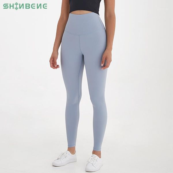 

shinbene hidden belly fat super high rise sport fitness leggings women butter soft squat proof workout gym yoga pants tights1, White;red