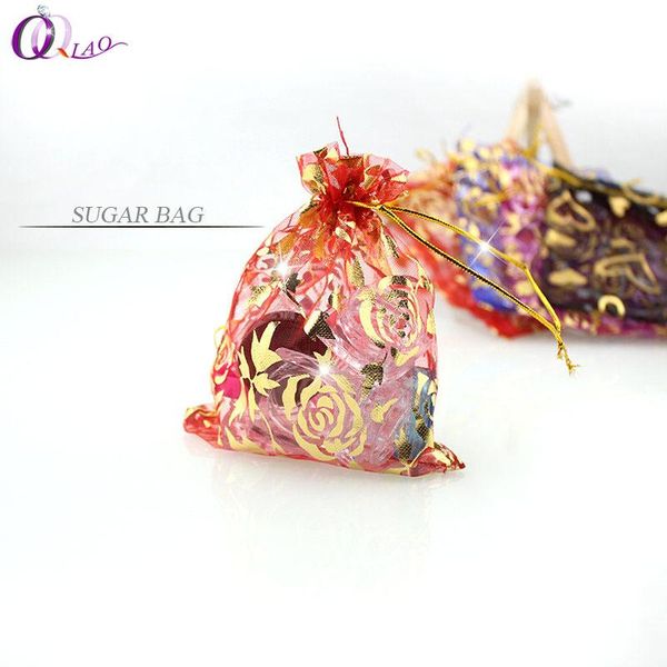 

1012 organza bag 100шт lot кристмас подарка венчания мешка 10 цветов ювелирных изделий выбор упаковки дисплей ювелирные изделия сумка bbysey
