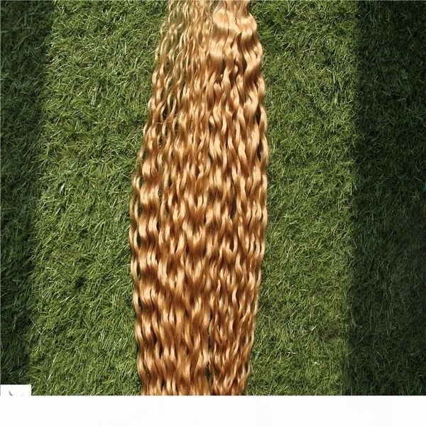 

strawberry blonde color tape in human hair extensions 10-30 inchs remy double side tape deep wave skin weft 6a, Black