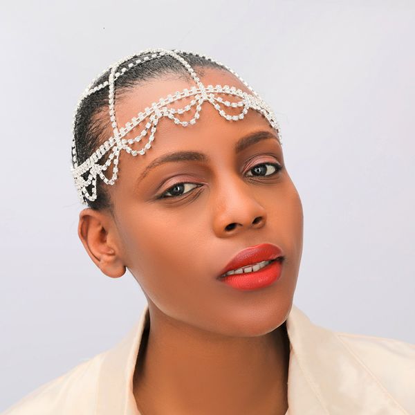 

fashion new rhinestone tassel headdress swimsuit bandage bathing suits pad