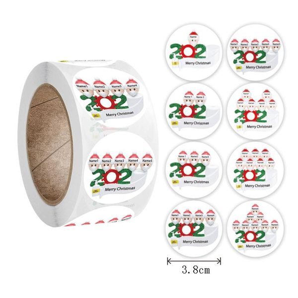 

gift wrap christmas sealing 500pcs stickers thank you love design diary scrapbooking party decorations labels 2.5/3.8cm