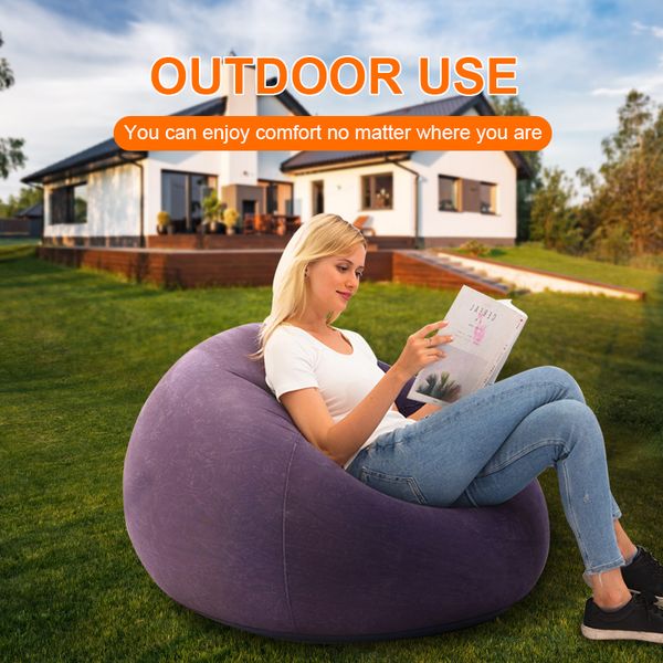 

outdoor inflatable sofa large lazy inflatable sofa chairs pvc lounger seat sofas pouf puff couch tatami 33