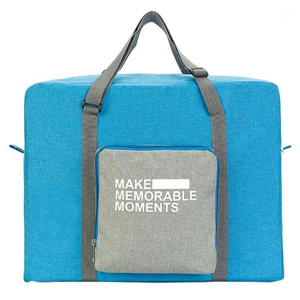 

portable travel storage bags waterproof luggage organizer bag oxford folding clothes organizer box multicolor clothes container1