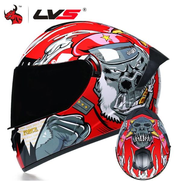 

lvs new motorcycle helmet men women casco moto motocross riding racing helmet full face off road capacete moto dot approved