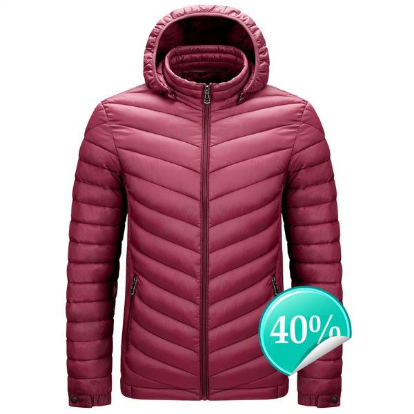 

men's winter warm outdoor down jacket fashion skgbab0b, Black