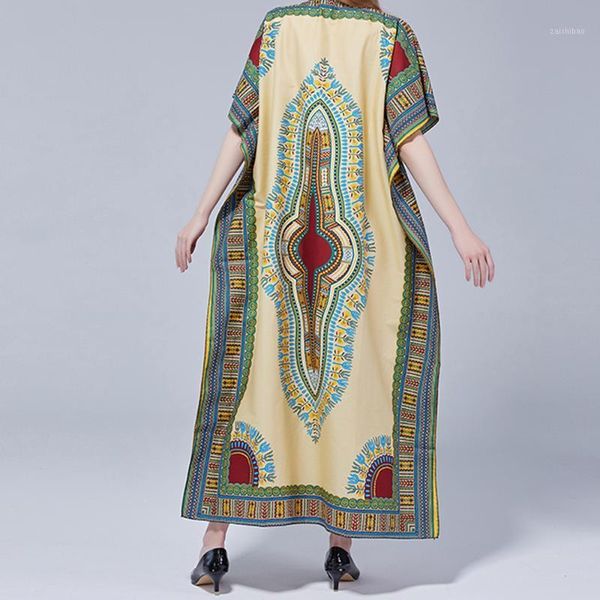 

maxi dresses for women 2020 summer african fashion dashiki exquisite printed traditional clothes stunning femme vestidos elegant1, Red