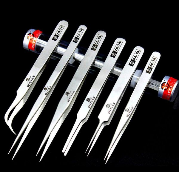 

witixx ta series tweezers mobile, watch repair, jewelry processing tools anti-magnetic anti-acid super sharp forceps holding small