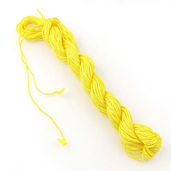 

20m braided macrame silk chinese knot satin nylon cord polyester rope for diy jewelry necklace making beading thread string 1mm h wmttsu