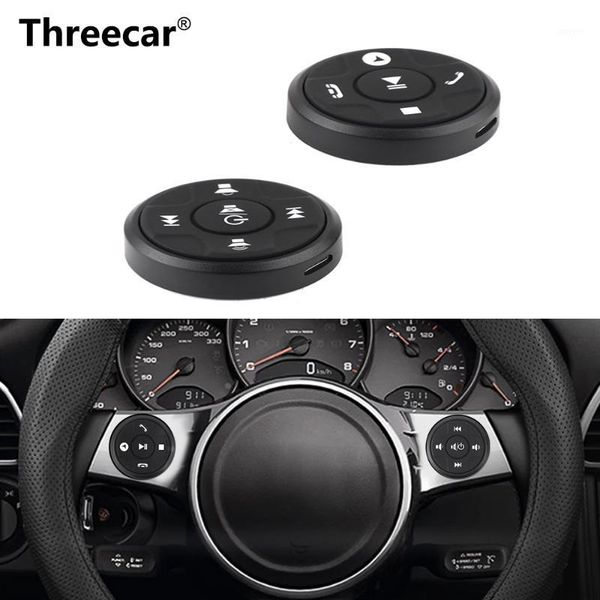 

universal car steering wheel remote control 10 key music wireless dvd gps navigation radio remote control buttons1