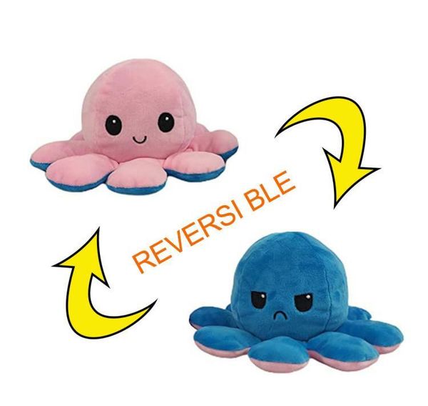 

ocs reversible stuffed dolls soft simulation reversible plush toys color chapter plush doll child toys xmas gift wmturox ffshop2001