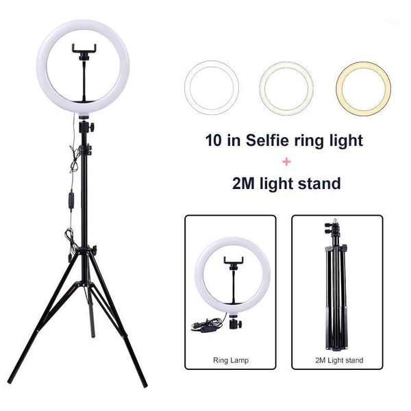 

flash heads video light with stand 10 inch ring lamp usb plug 26cm pographic lighting for live studio makeup1